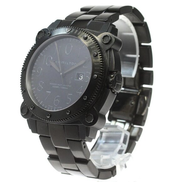 HAMILTON Khaki Below Zero H785850 Date black Dial Automatic Men's Watch_866256 - Picture 6 of 11